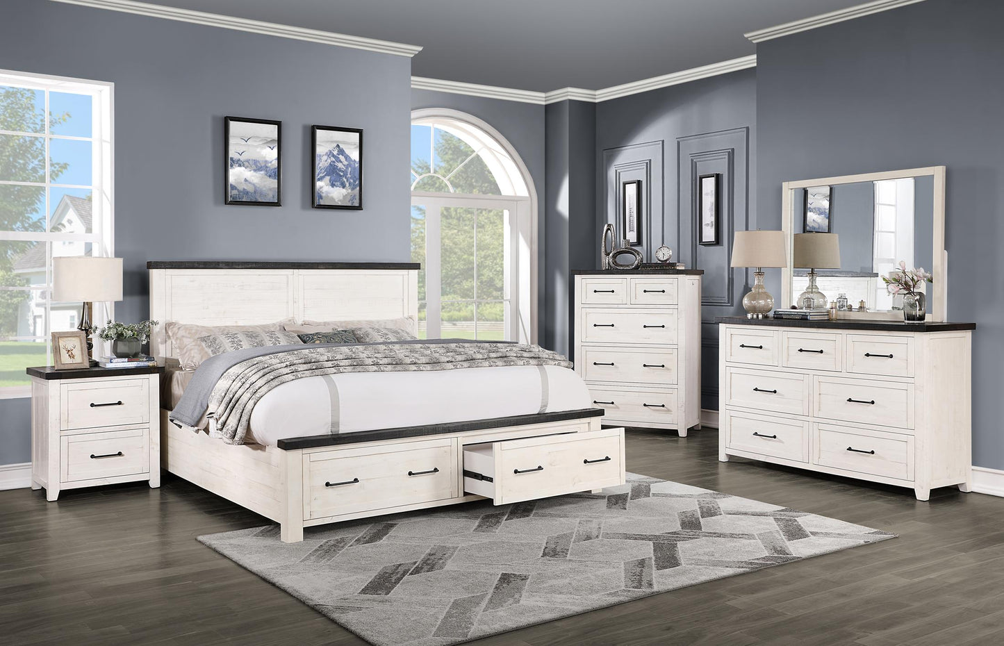 Manadal 3-piece  Storage Bedroom