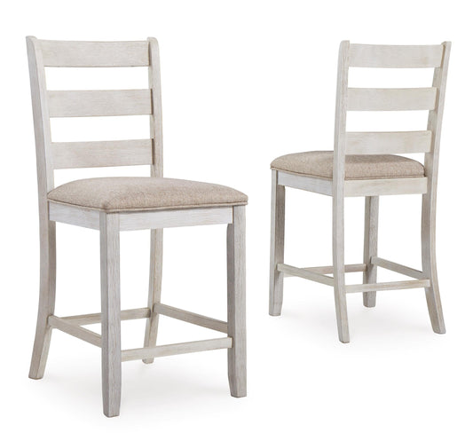 Skempton Counter Height Bar Stool with Back (Set of 2)