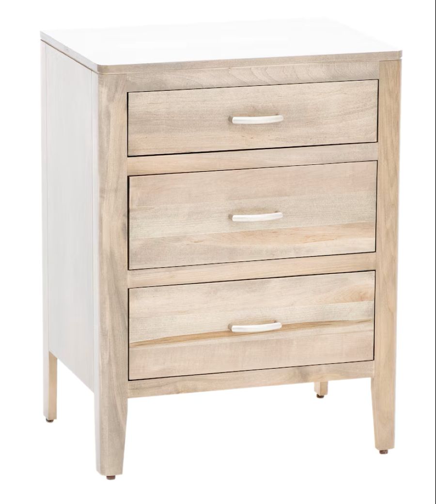 Brighton 3 Drawer Nightstand