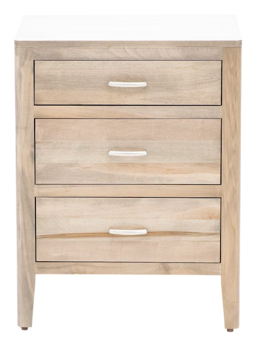 Brighton 3 Drawer Nightstand