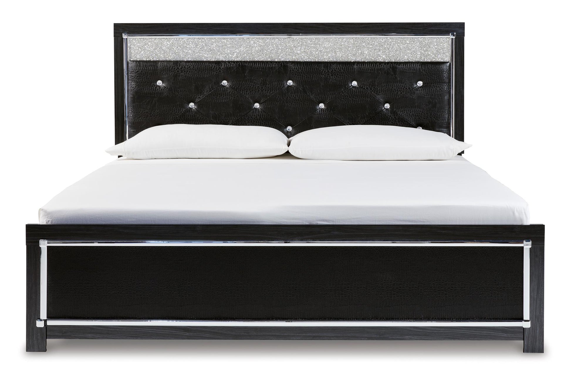 Kaydell King Upholstered Panel Storage Platform Bed