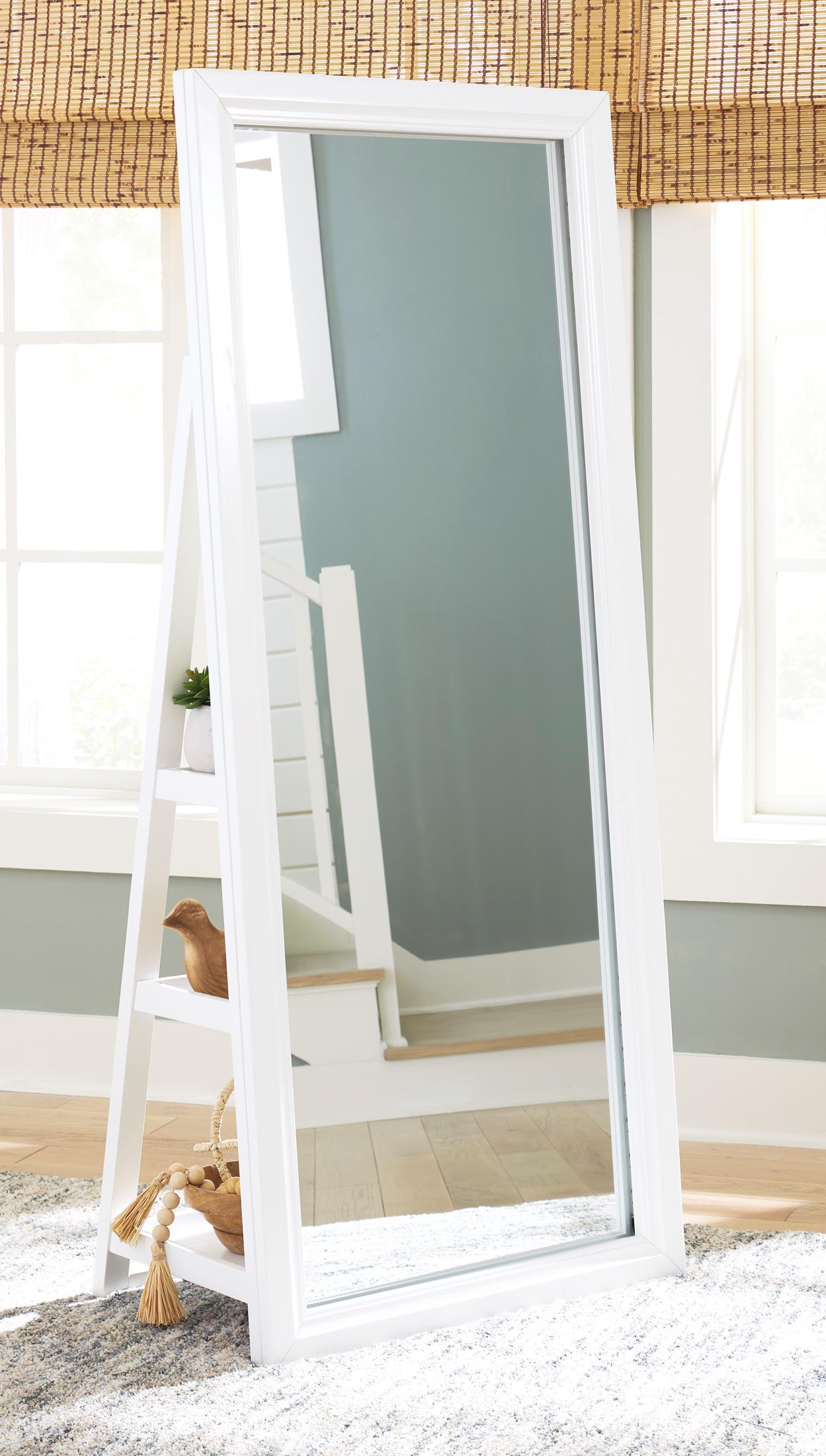 Evesen Floor Standing Mirror with Storage