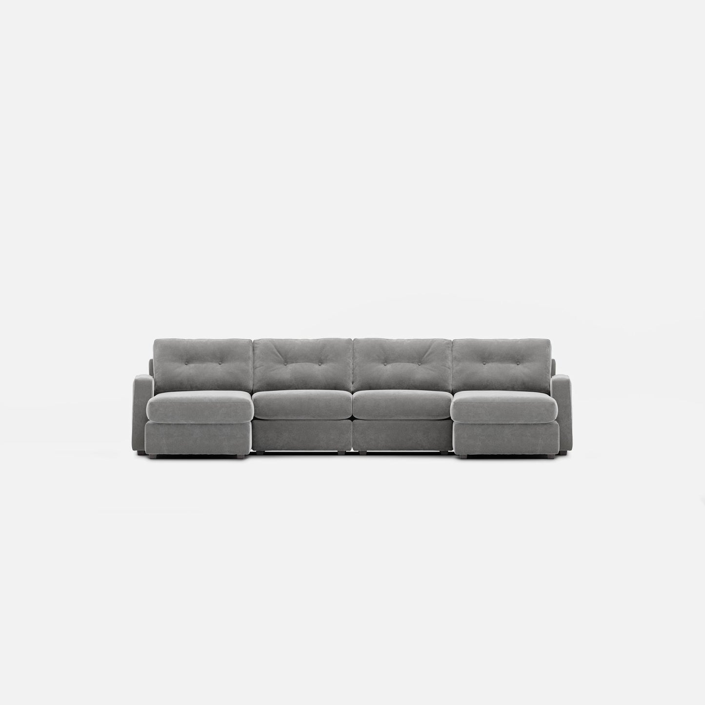 Modular One 4-Piece Sectional with Dual Chaise