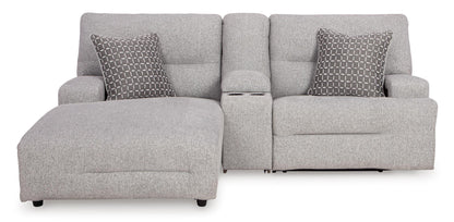 Acklen Place Left Facing 3-Piece Power Reclining Sectional Sofa with C