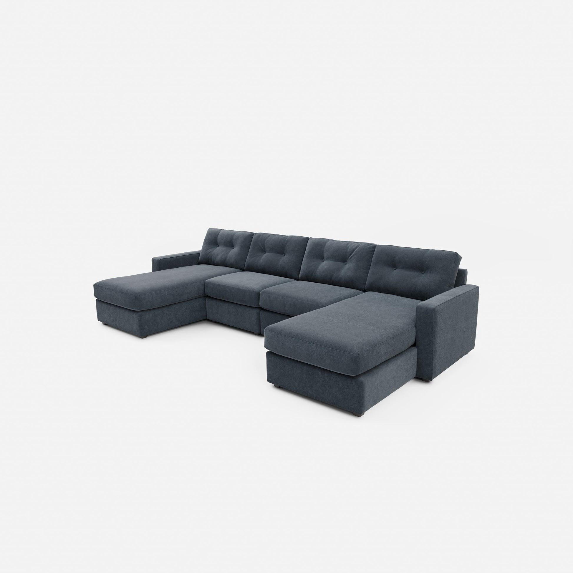 Modular One 4-Piece Sectional with Dual Chaise