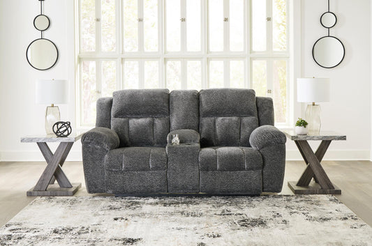 Frohn Reclining Console Loveseat