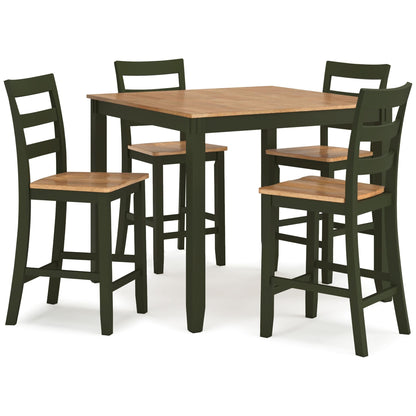 Gesthaven 5-Piece Counter Height Dining Set