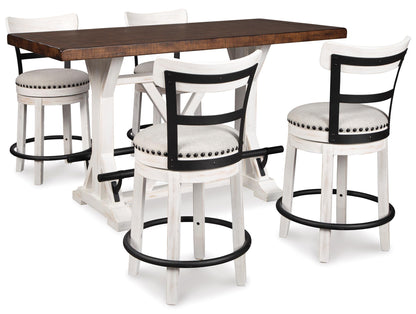 Valebeck 5-Piece Counter Height Dining Set