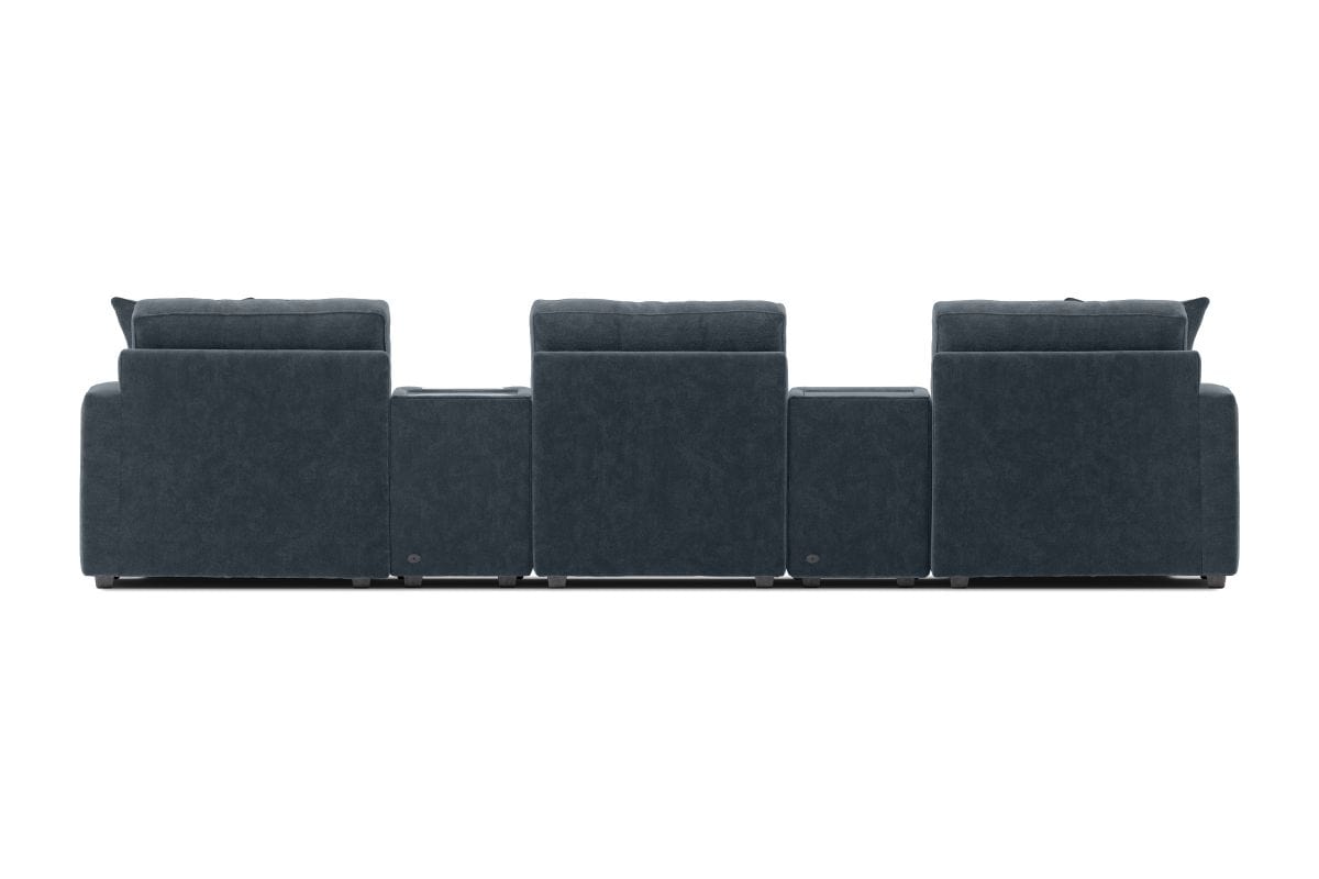 Modular One 5-Piece Theater Sectional with Dual Chaise