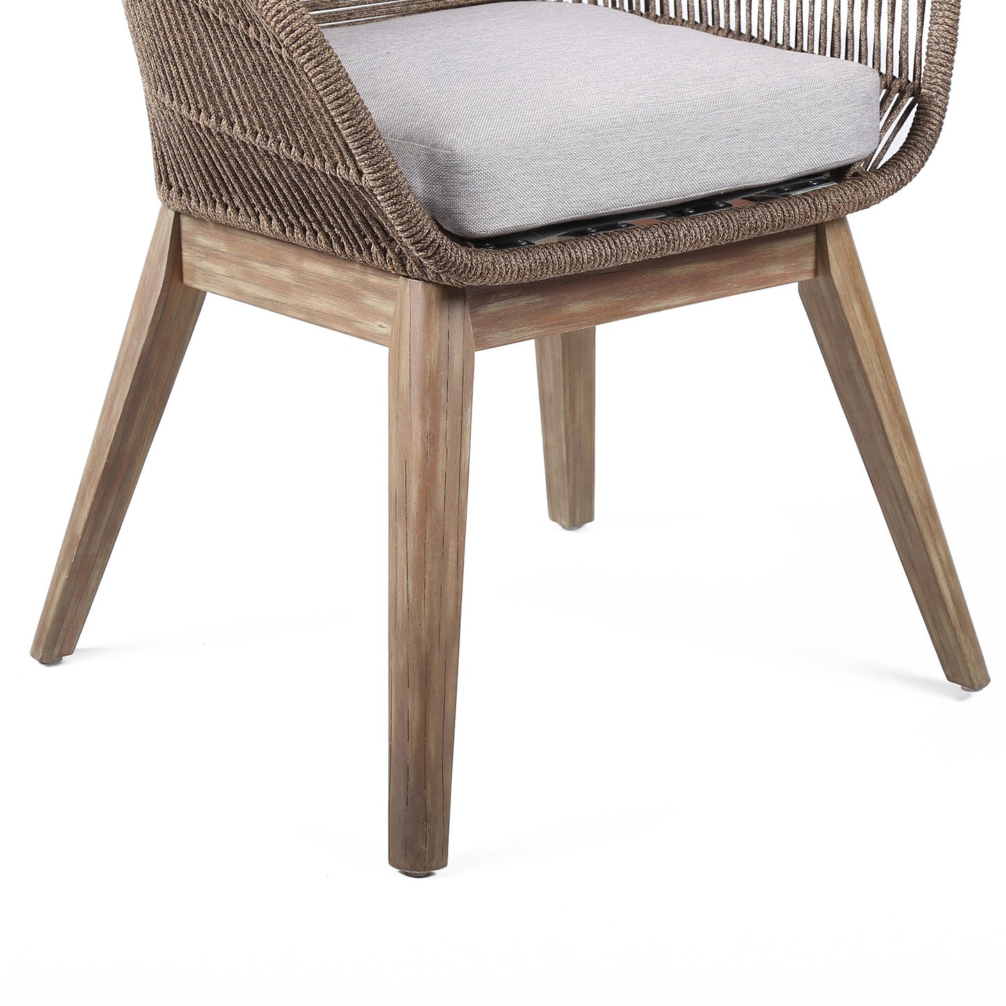 Tutti Frutti Indoor Outdoor Dining Chair in Light Eucalyptus Wood with