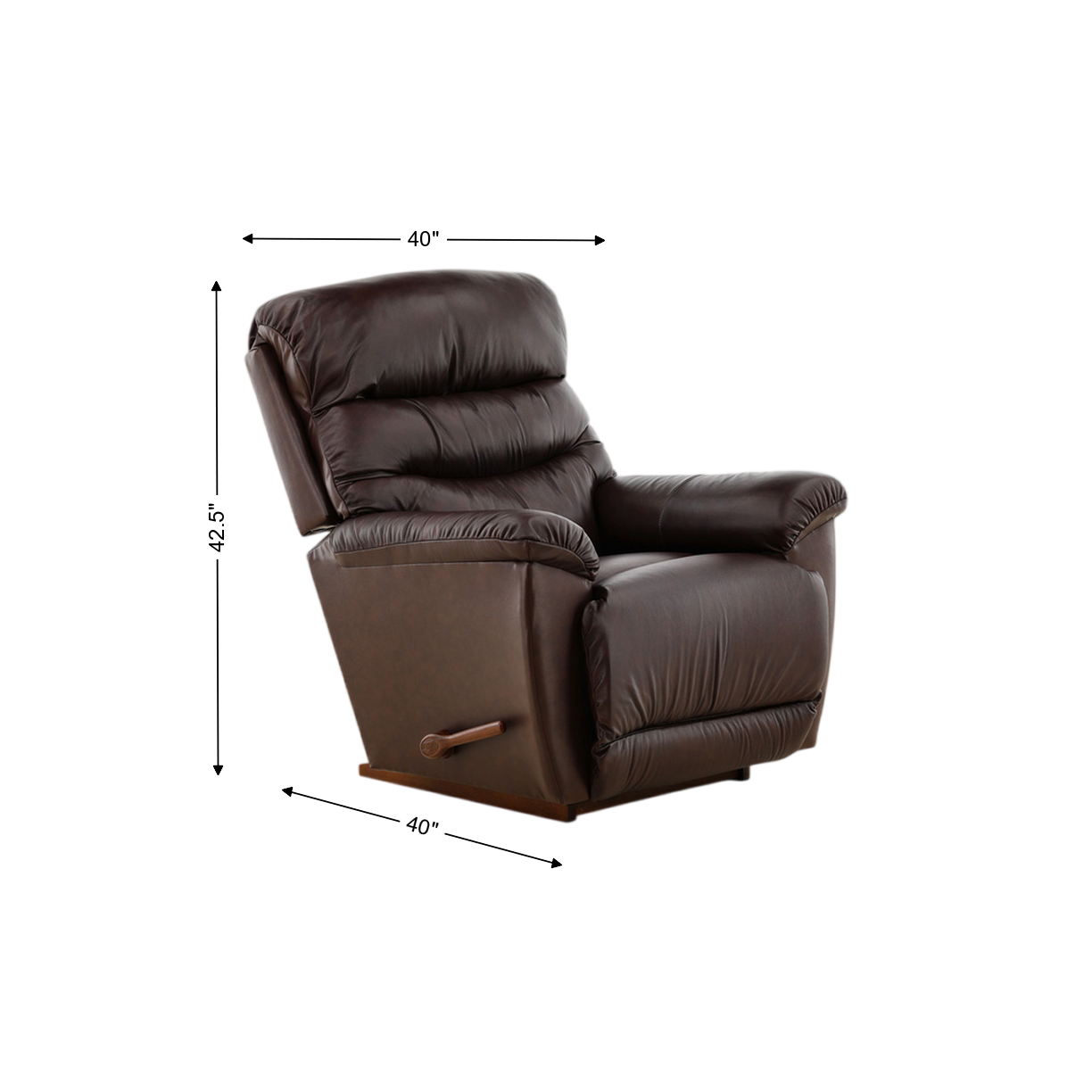 La-Z-Boy Joshua Leather Rocker Recliner – Levin Furniture La-Z-Boy Joshua Leather Rocker Recliner – Levin Furniture