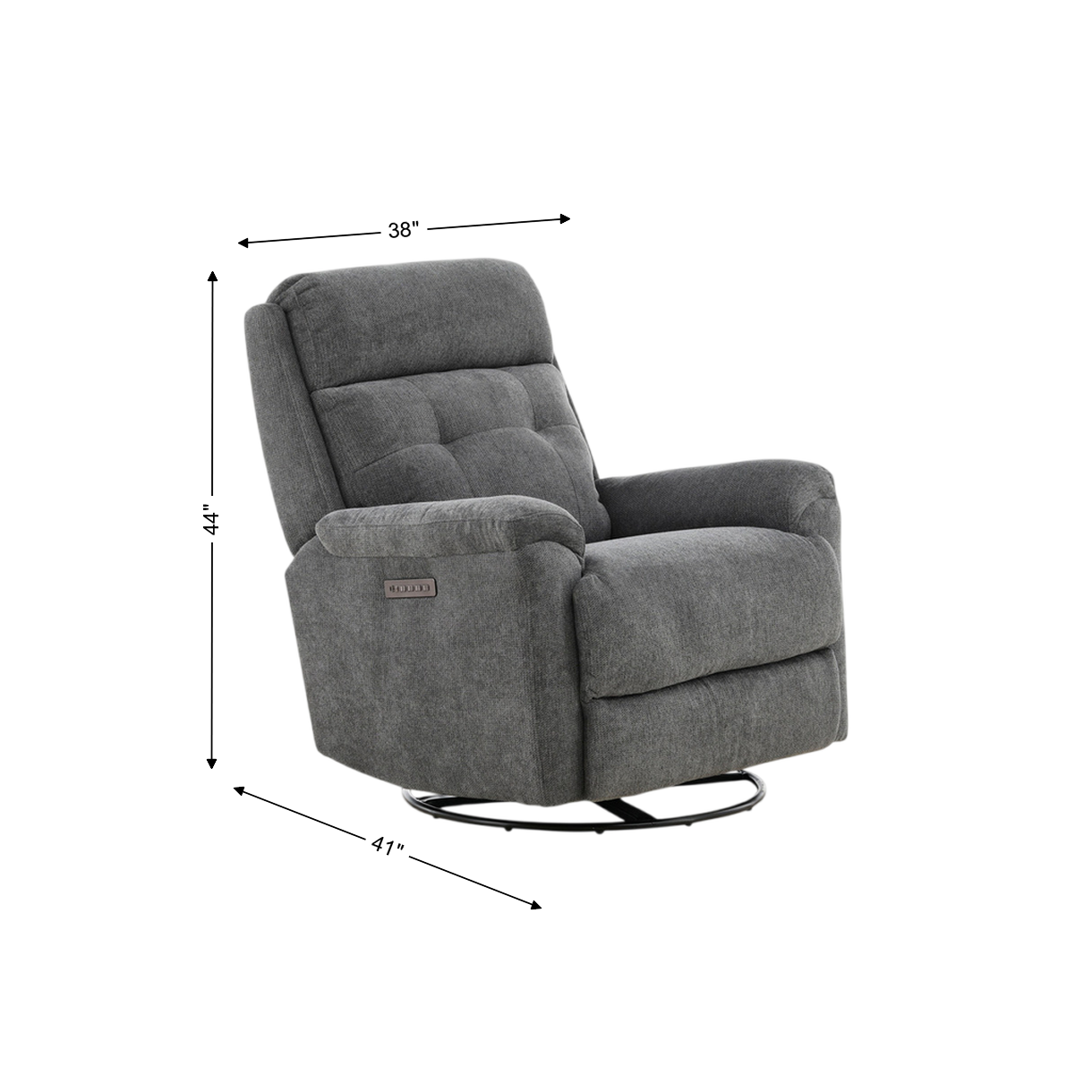 Flexsteel Sophisticated Perfect Match Power Swivel Gliding Recliner