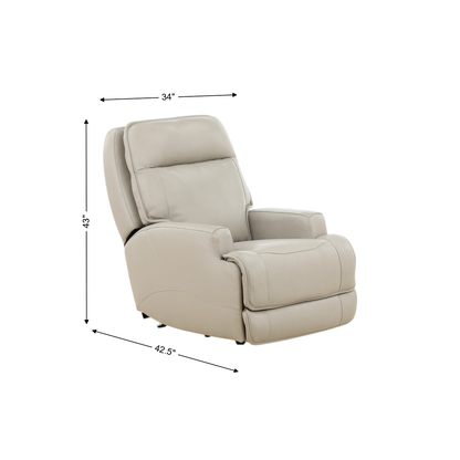 Cabot Zero Gravity Leather Power Rocker Recliner