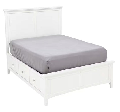 Oakley Full Storage Bed White