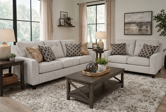 Dunlop Sofa with FREE Loveseat