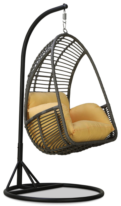 Single Basket Chair in Buttercup