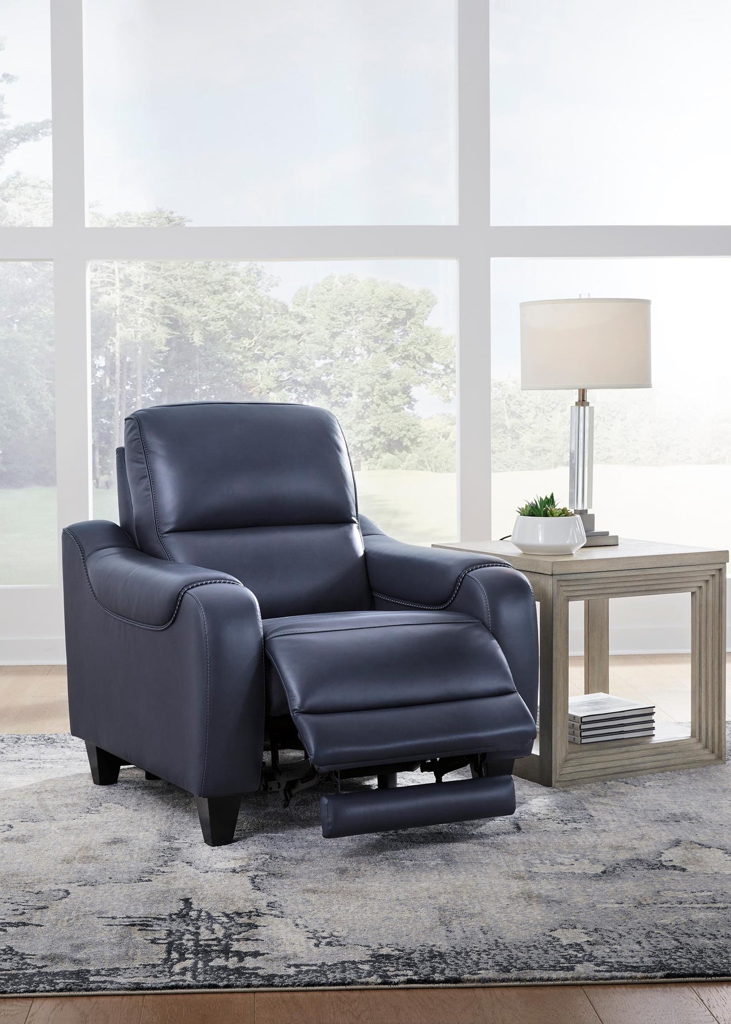 Mercomatic Leather Power Recliner