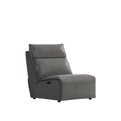 Modular Two Armless Power Recliner - Charcoal