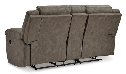 Laresview Reclining Console Loveseat