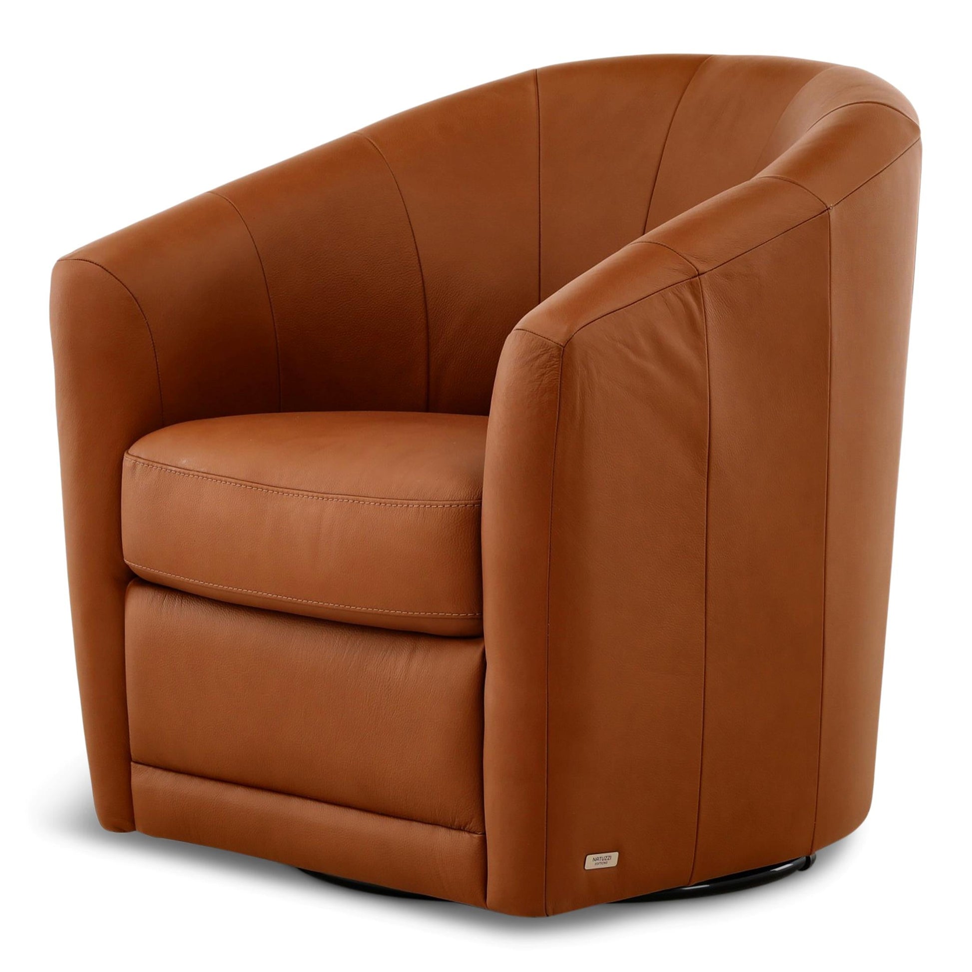 Giada Leather Swivel Chair