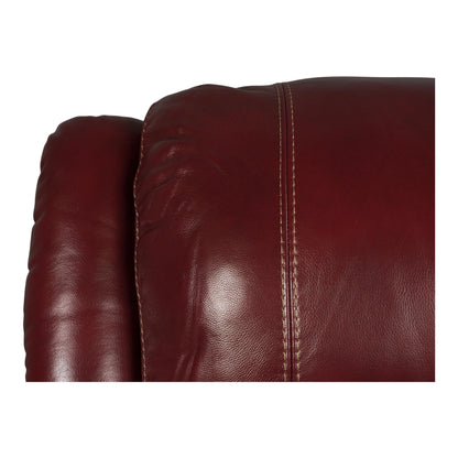 Delia Swivel Glider Leather Recliner