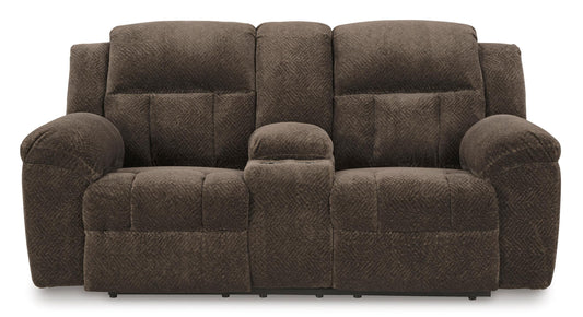 Frohn Reclining Console Loveseat