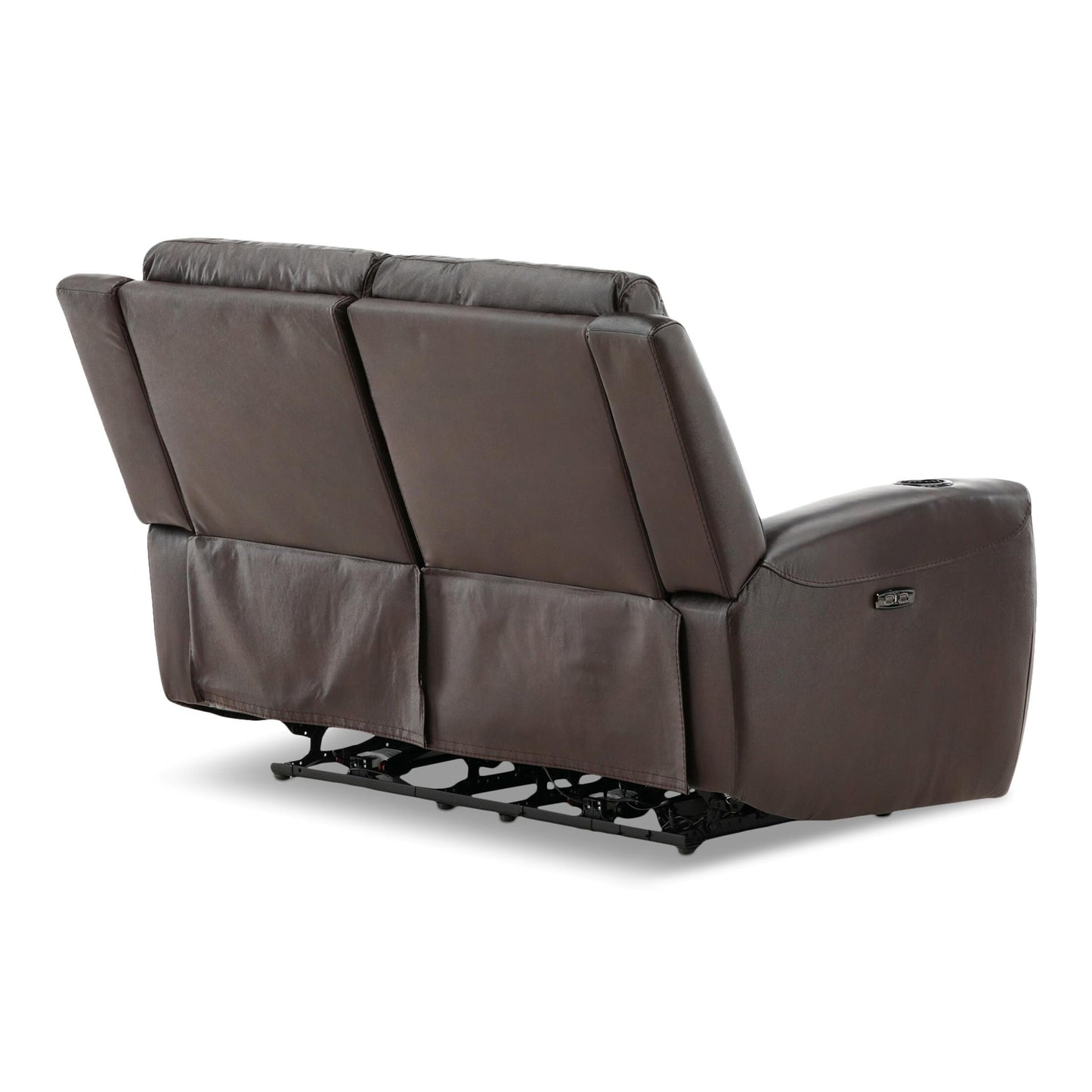 Chesapeake Leather Power Reclining Loveseat