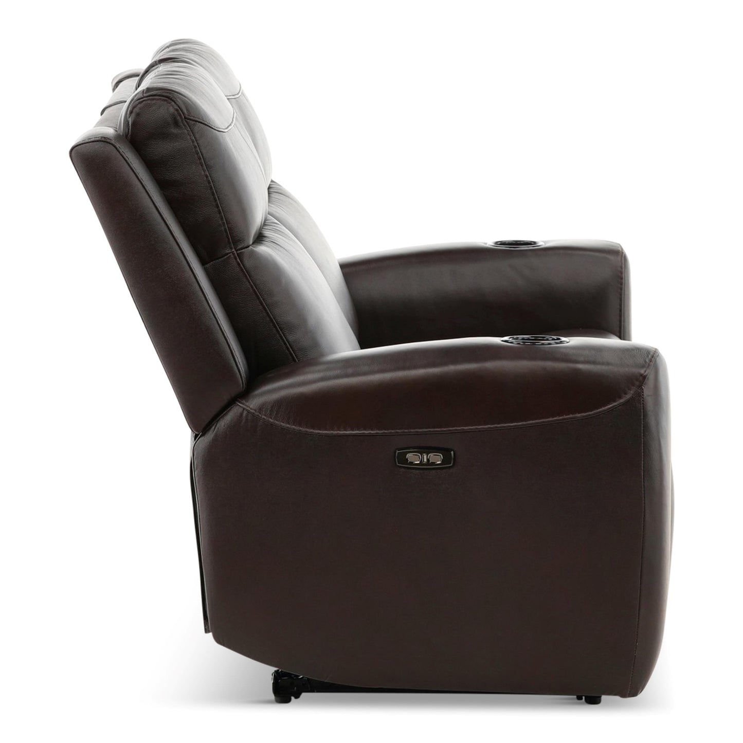 Chesapeake Leather Power Reclining Loveseat