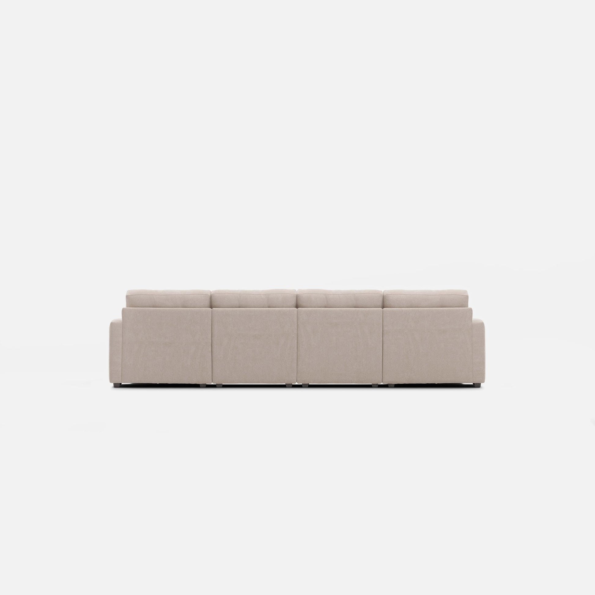 Modular One 4-Piece Sectional with Dual Chaise