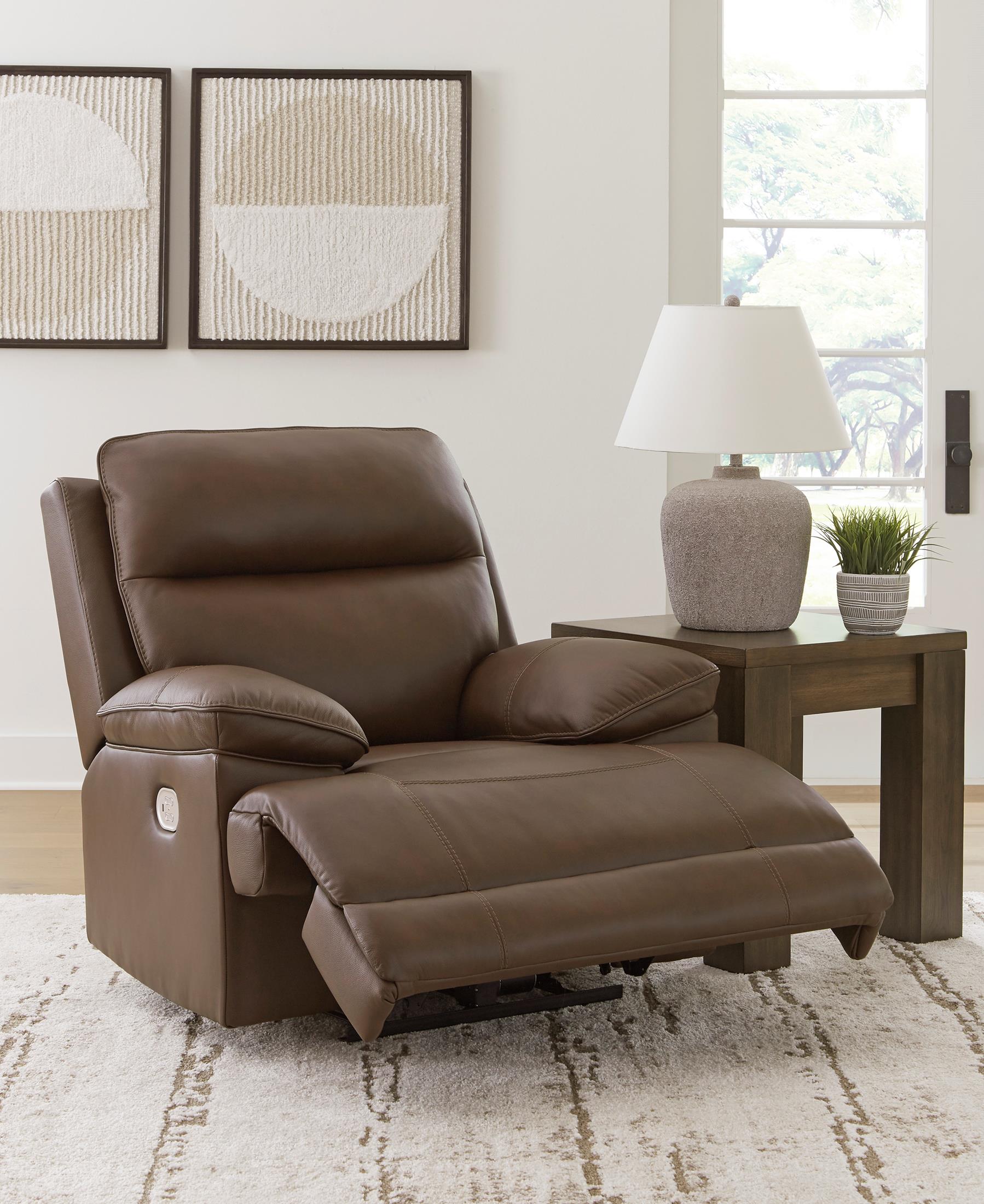 VonRyan Leather Power Recliner