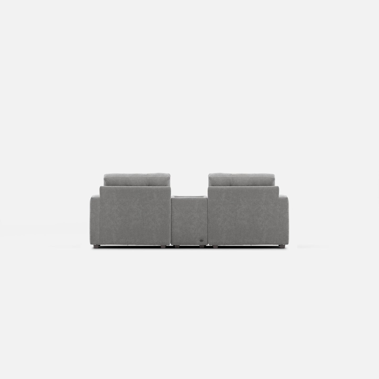 Modular 3-Piece Console Loveseat - Granite