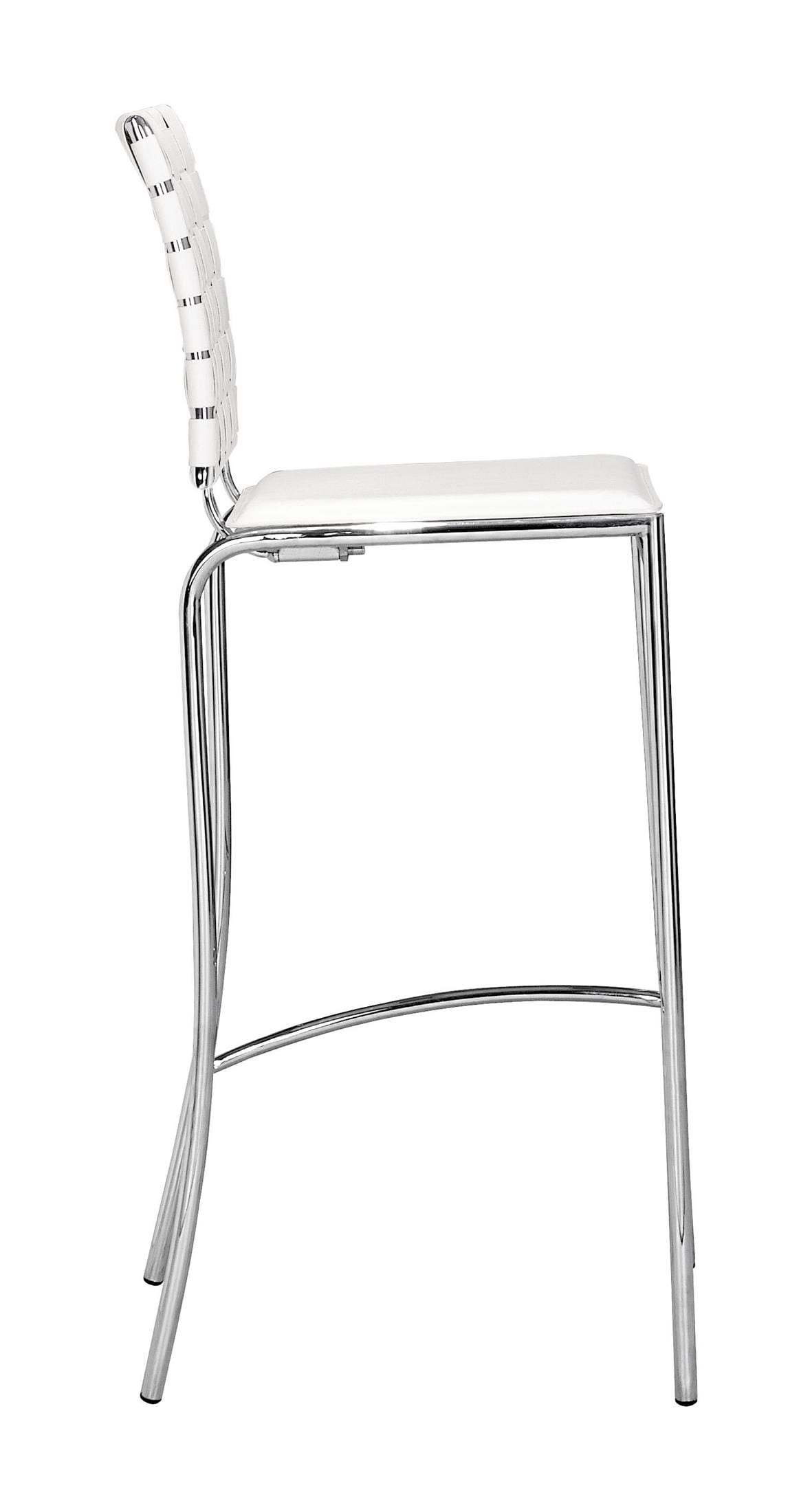 Criss Cross Barstool (Set of 2) White