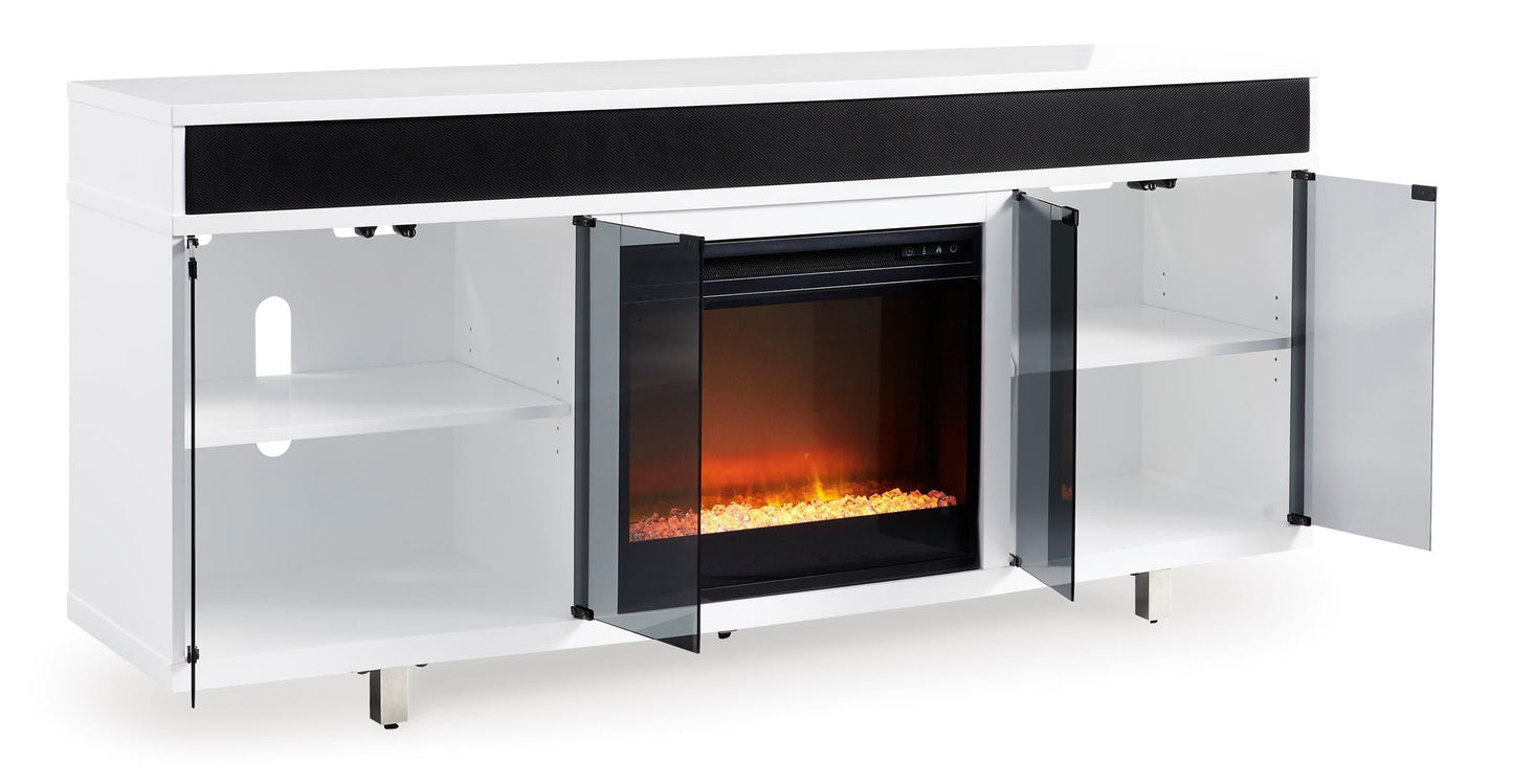 Gardoni 72" TV Stand with Electric Fireplace