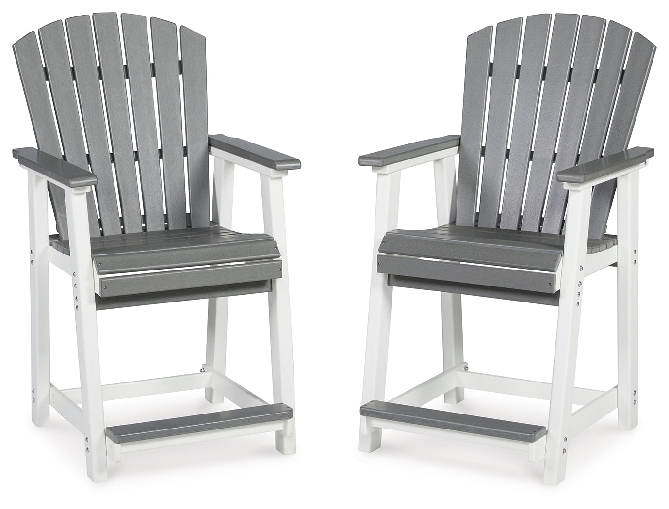 Transville Outdoor Counter Height Bar Stool (Set of 2)