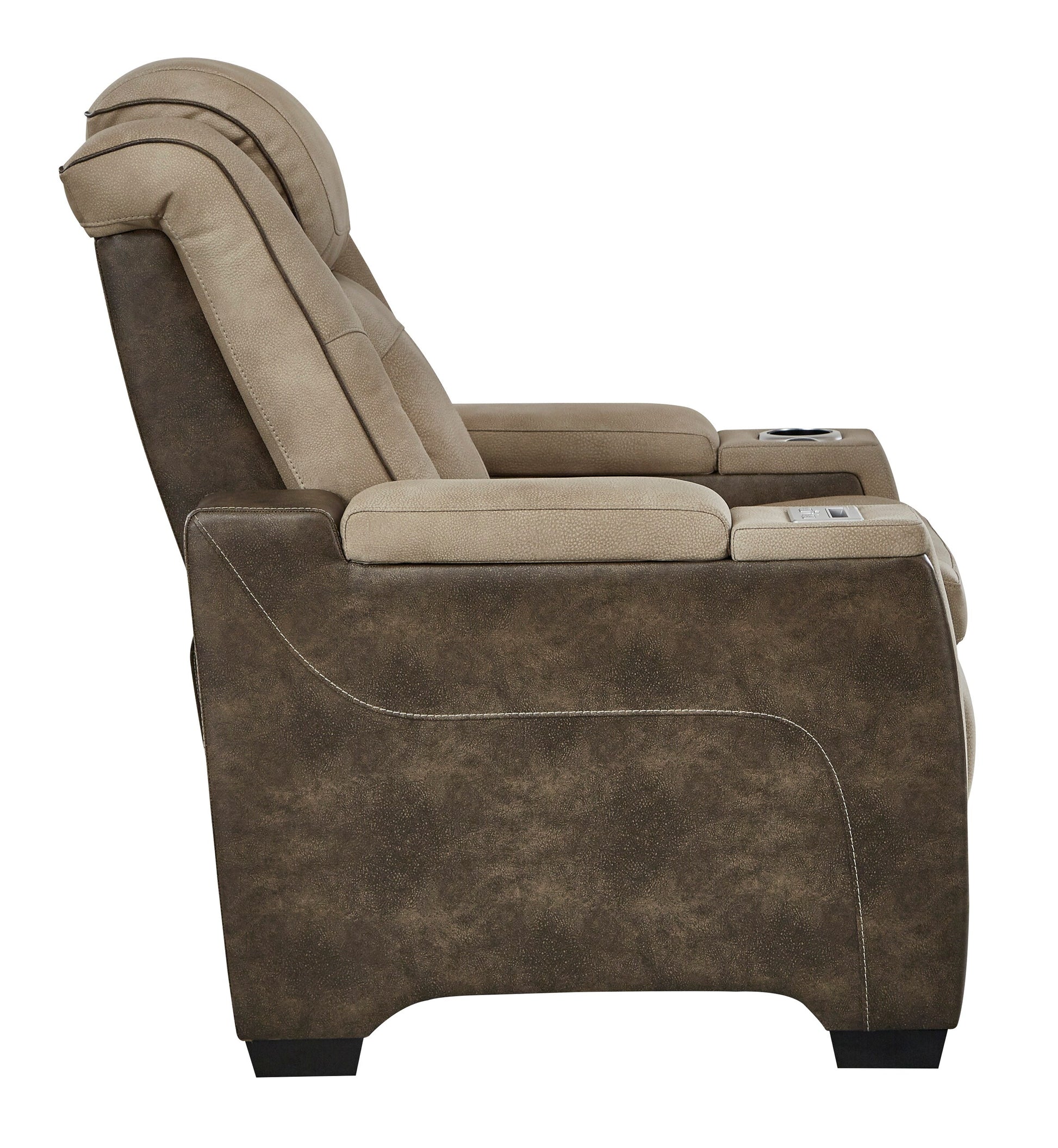 Next-Gen DuraPella Performance Fabric Dual Power Recliner with Hidden Storage