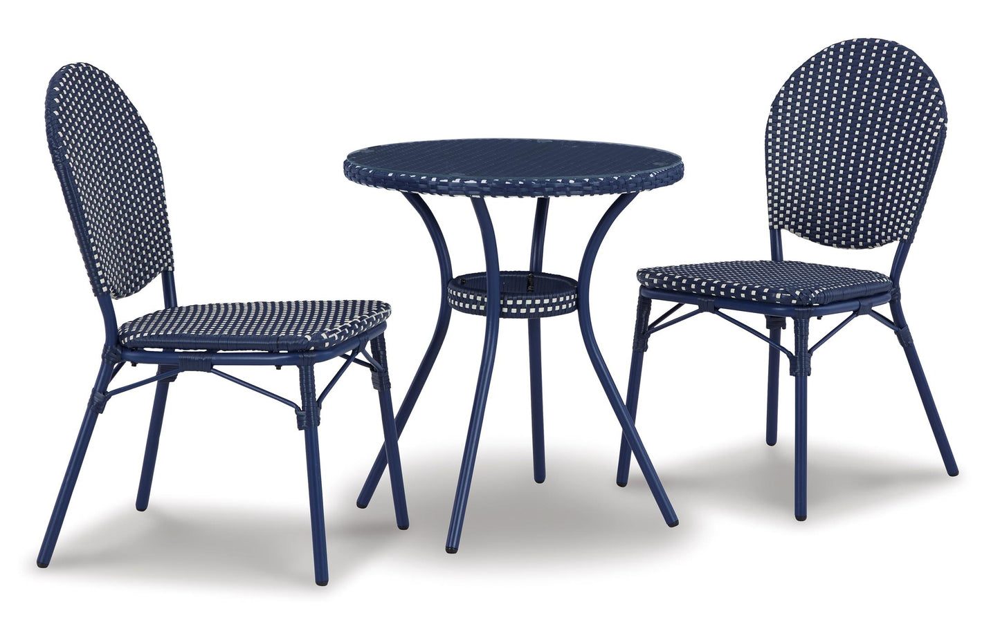 Odyssey Blue Outdoor Table and Chairs (Set of 3)