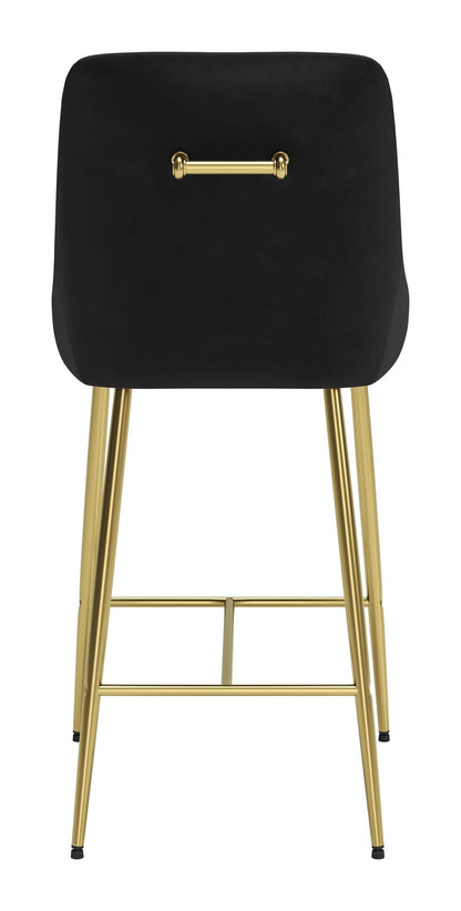 Madelaine Counter Stool Black & Gold