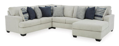 Lowder 4-Piece Sectional with Chaise