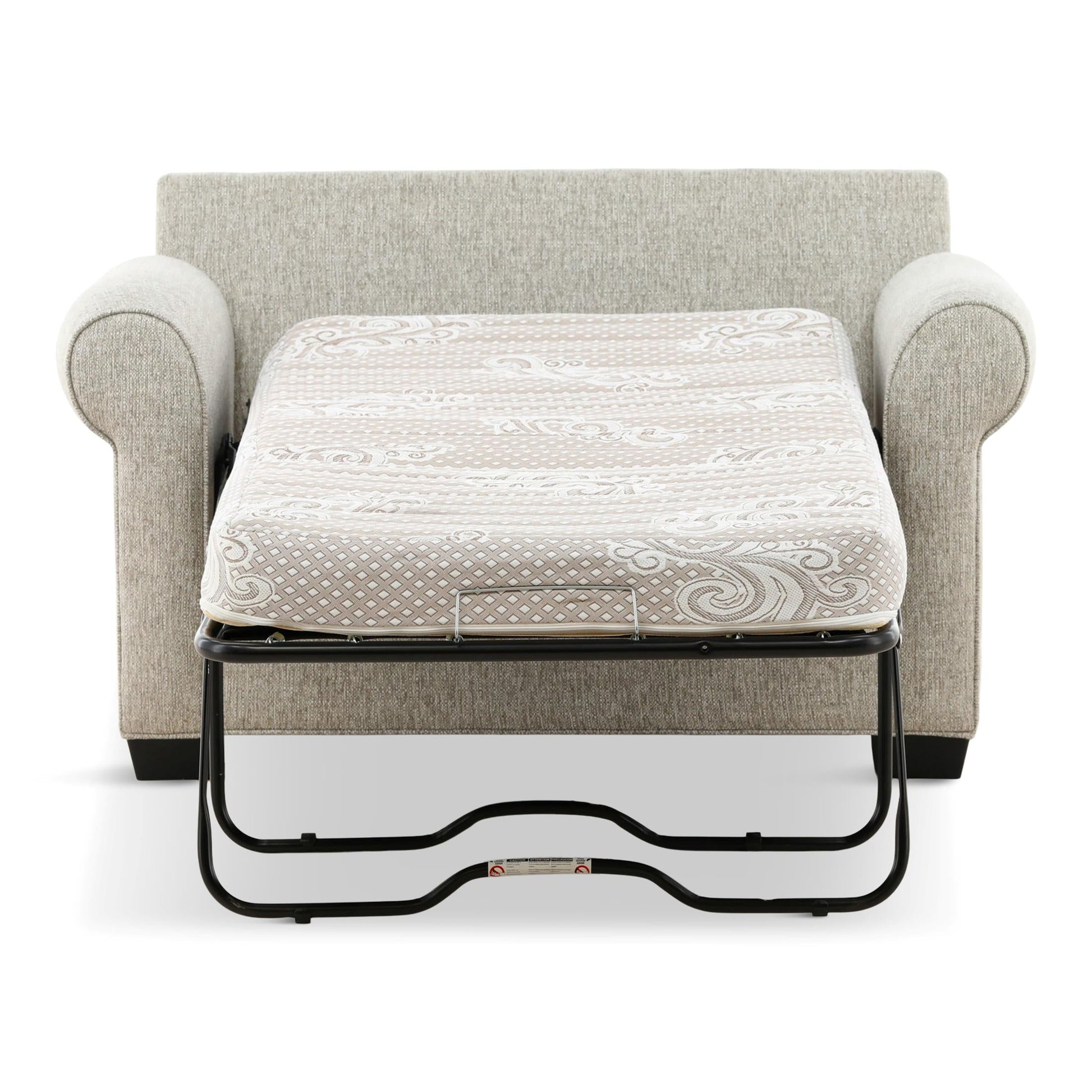 Sarabella Twin Memory Foam Sleeper Chair 1/2