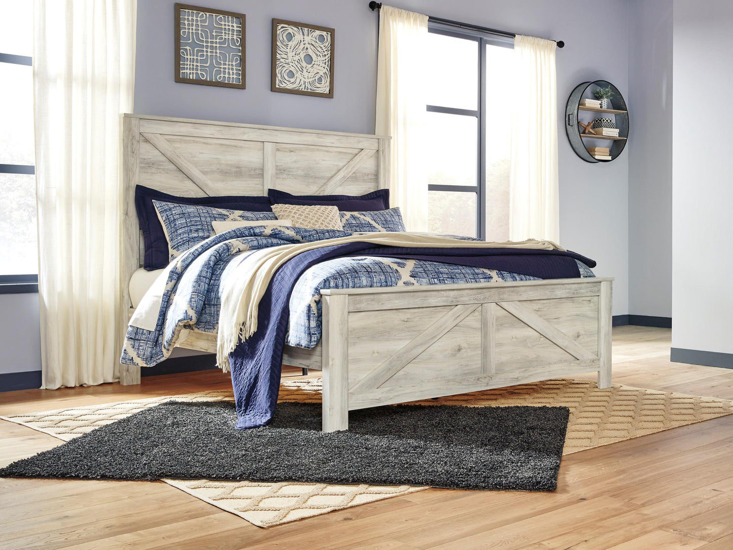 Bellaby King Crossbuck Panel Bed