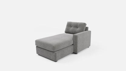 Modular One Right Arm Facing Chaise - Granite