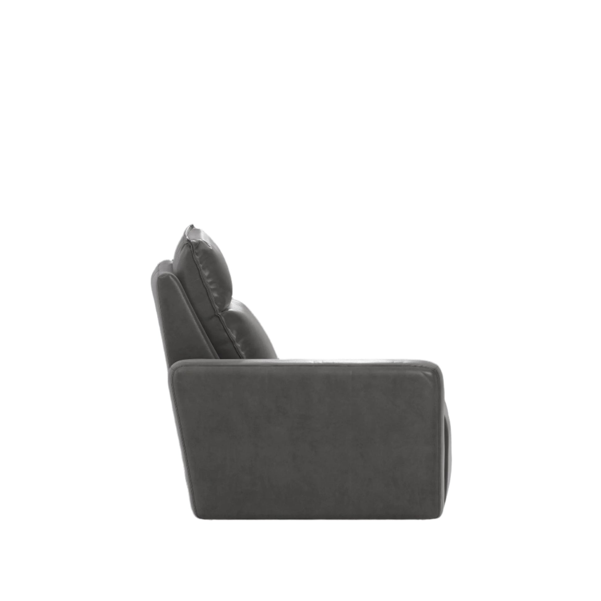 Modular Two Left Arm Facing Power Recliner - Charcoal