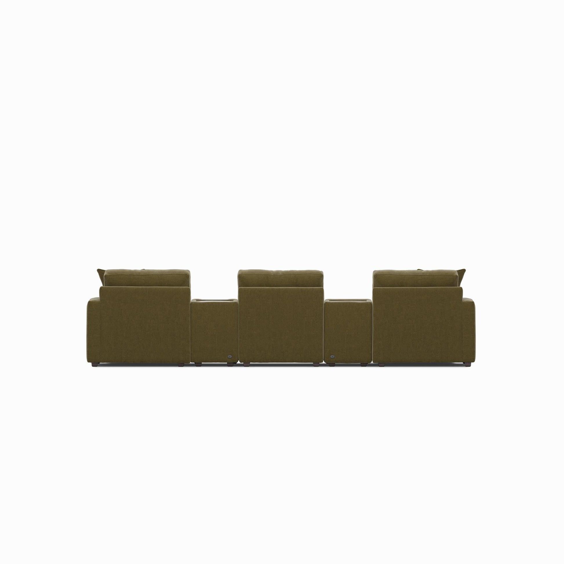 Modular One 5-Piece Theater Sectional with Dual Chaise