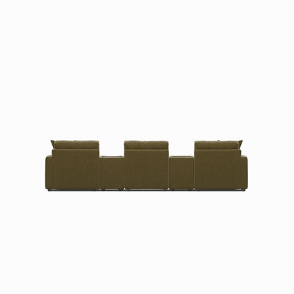 Modular One 5-Piece Theater Sectional with Dual Chaise