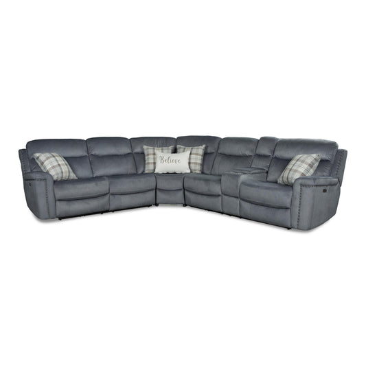 Deacon 3-Piece Power Reclining Sectional with Console