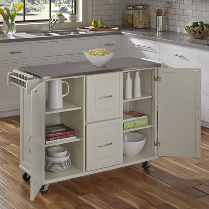 Dolly Madison 2 Drawer Kitchen Cart