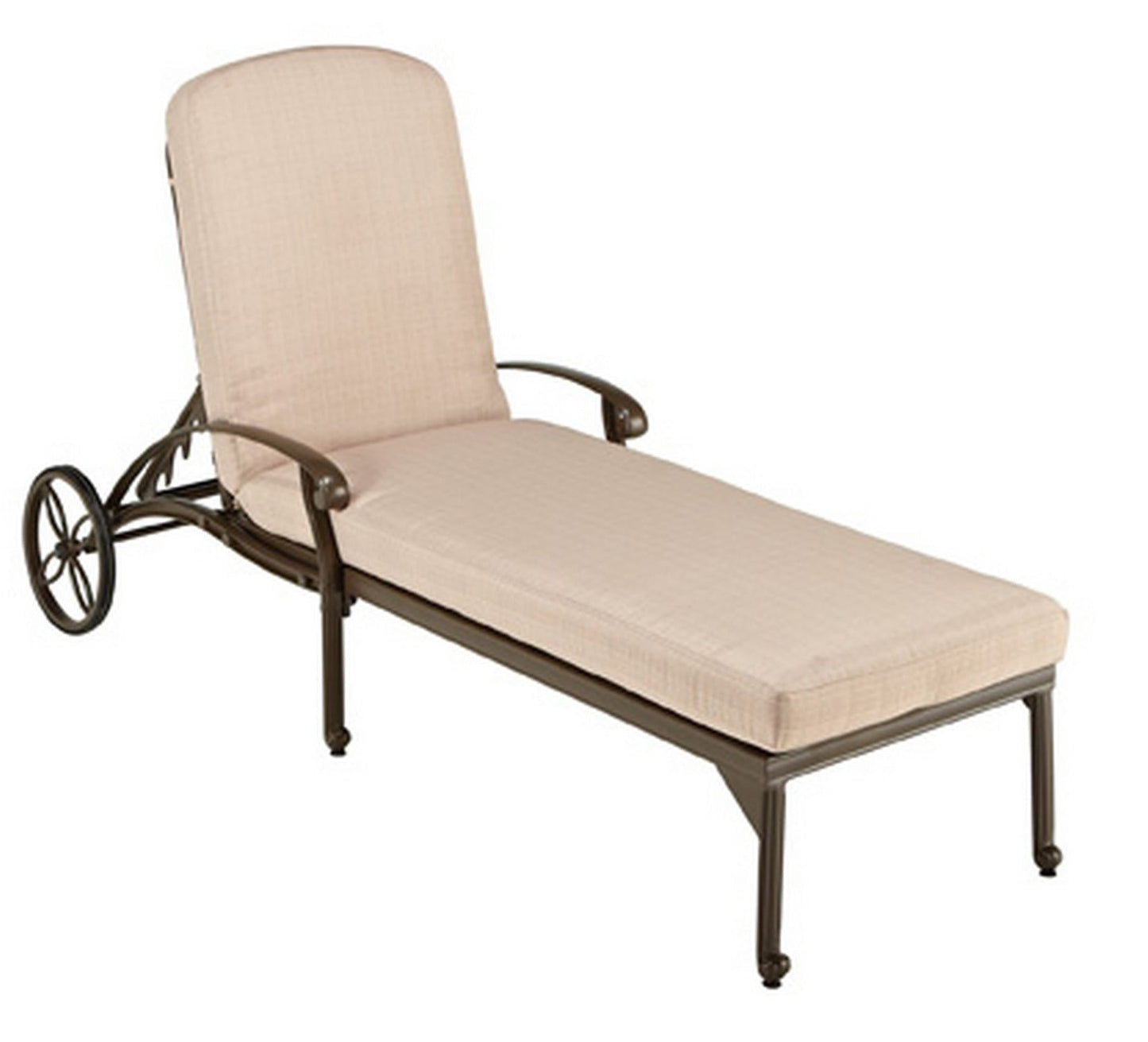 Capri Outdoor Chaise Lounge Beige