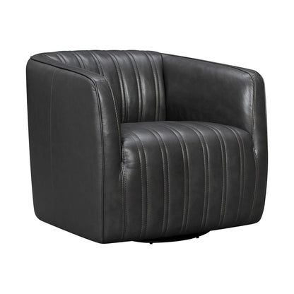 Aries Leather Swivel Chair