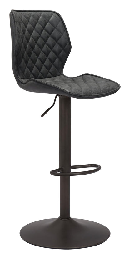 Seth Barstool Vintage Black & Dark Bronze