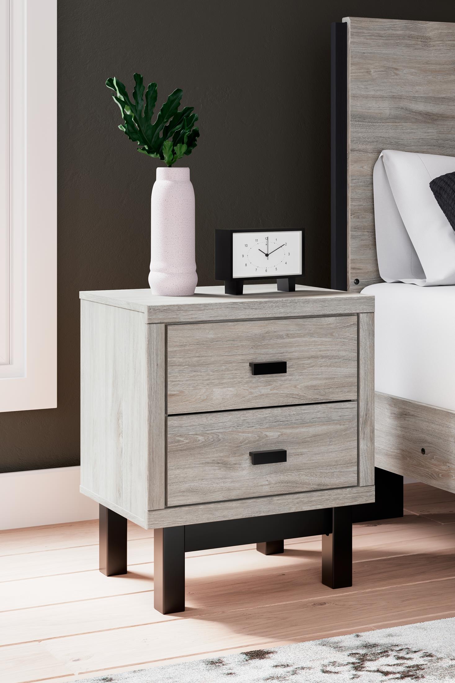 Vessalli 2 Drawer Nightstand